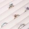 Ring Holder Small Jewelry Storage Box Ring Display Case Cute Ring Box Ring Organizer With Clear Lid Jewelry Box for Women Girls Christmas Gift Beige